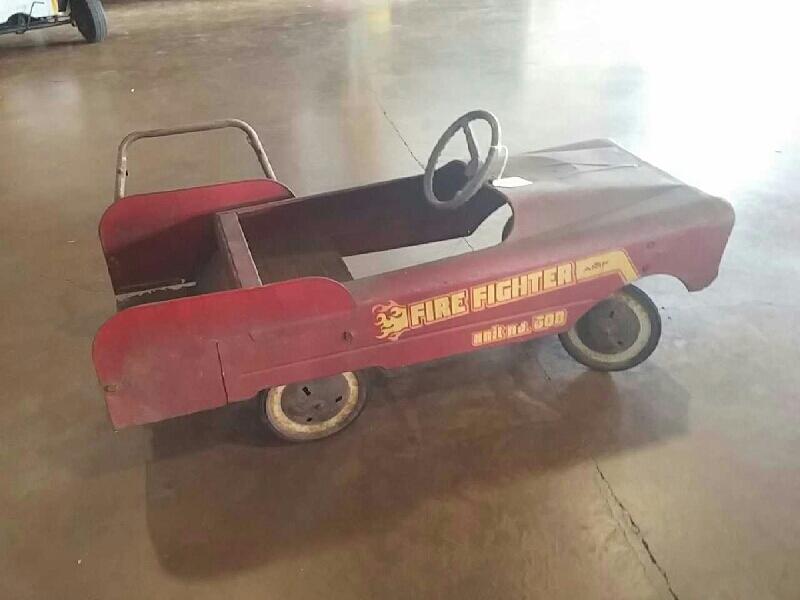 0th Image of a N/A FIREFIGHTER PEDAL CAR RED SEAT NO BELL