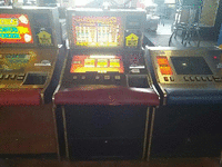 Image 1 of 2 of a N/A GO BANANAS SLOT MACHINE