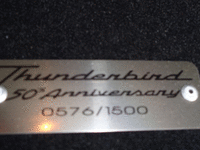 Image 4 of 10 of a 2005 FORD THUNDERBIRD 50TH ANNIVERSARY