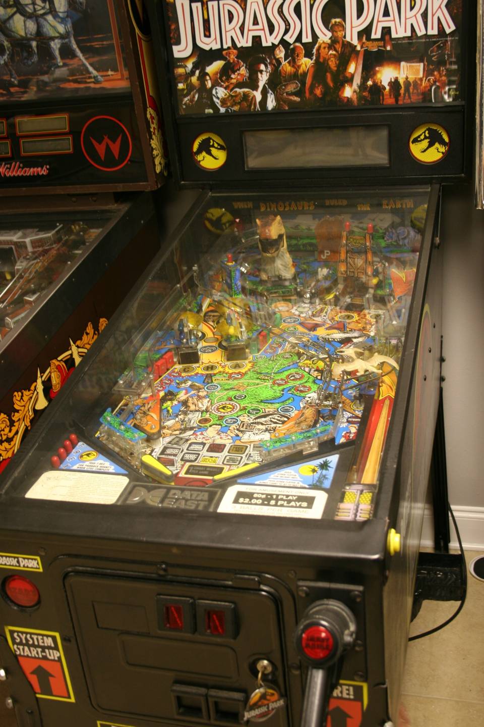 2nd Image of a N/A DATA EAST JURASSIC PARK PINBALL