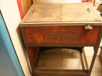 Image 1 of 2 of a N/A COCA COLA STANDING ICE CHEST