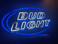 Image 1 of 2 of a 2009 BUD LIGHT AUTHENTIC LIGHT SIGN