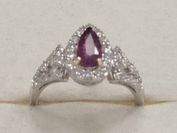 Image 1 of 8 of a N/A KASHMIR SAPPHIRE DIAMOND