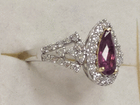 Image 2 of 8 of a N/A KASHMIR SAPPHIRE DIAMOND