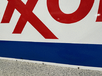 Image 5 of 8 of a N/A EXXON PORCELAIN SIGN