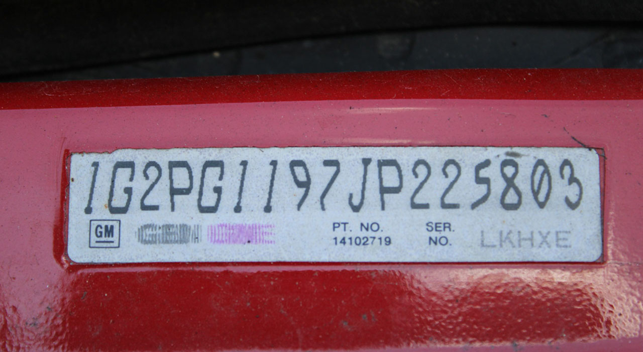 21st Image of a 1988 PONTIAC FIERO GT