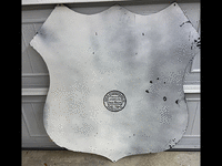 Image 5 of 6 of a N/A LARGE OKLAHOMA US ROUTE 66 PORCELAIN HWY