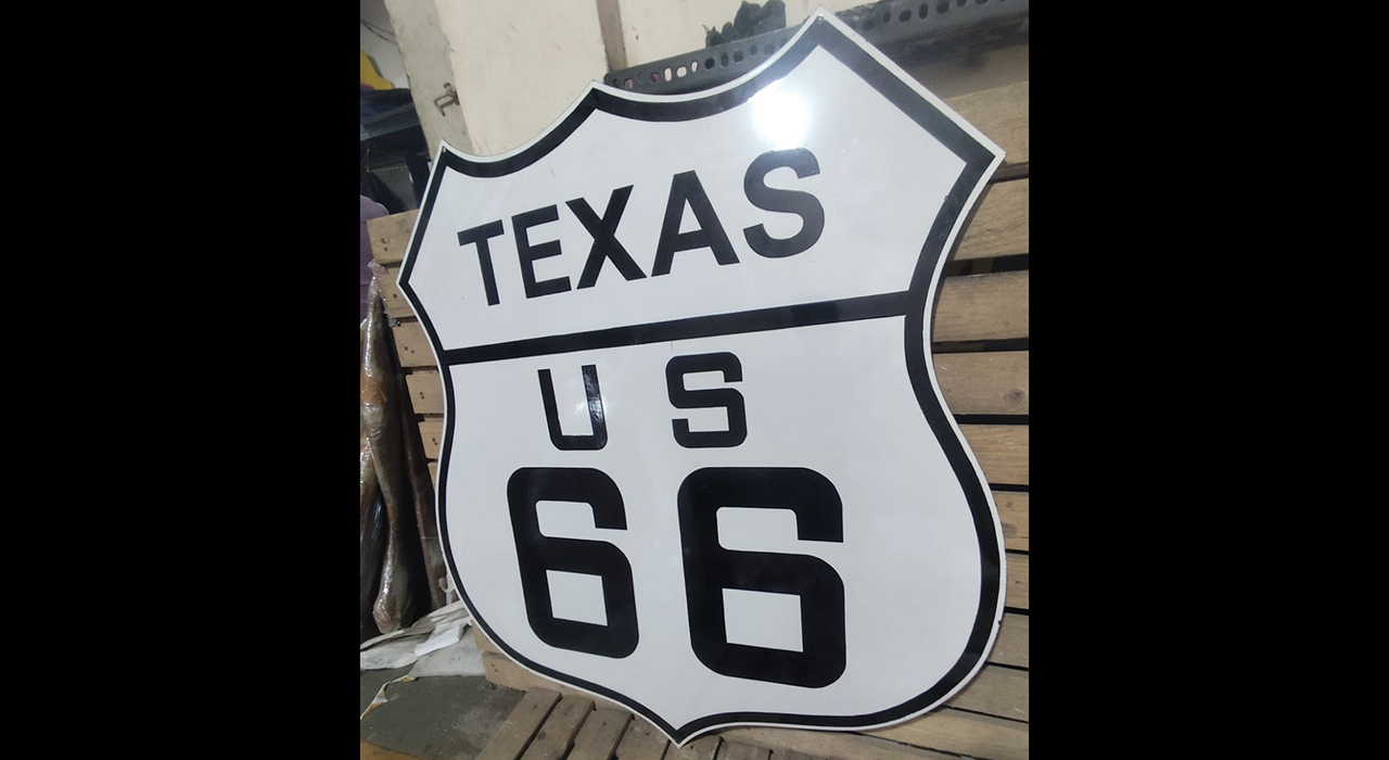 2nd Image of a N/A TEXAS US ROUTE 66 SHIELD