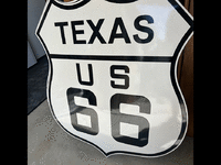 Image 4 of 5 of a N/A TEXAS US ROUTE 66 SHIELD