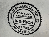 Image 5 of 5 of a N/A TRI-COLOR US ROUTE 66 SHIELD PORCELAIN