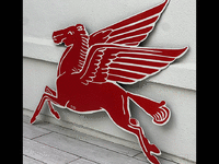 Image 2 of 6 of a N/A MOBIL PEGASUS PORCELAIN