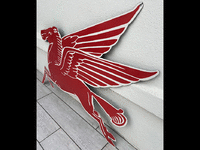 Image 3 of 6 of a N/A MOBIL PEGASUS PORCELAIN