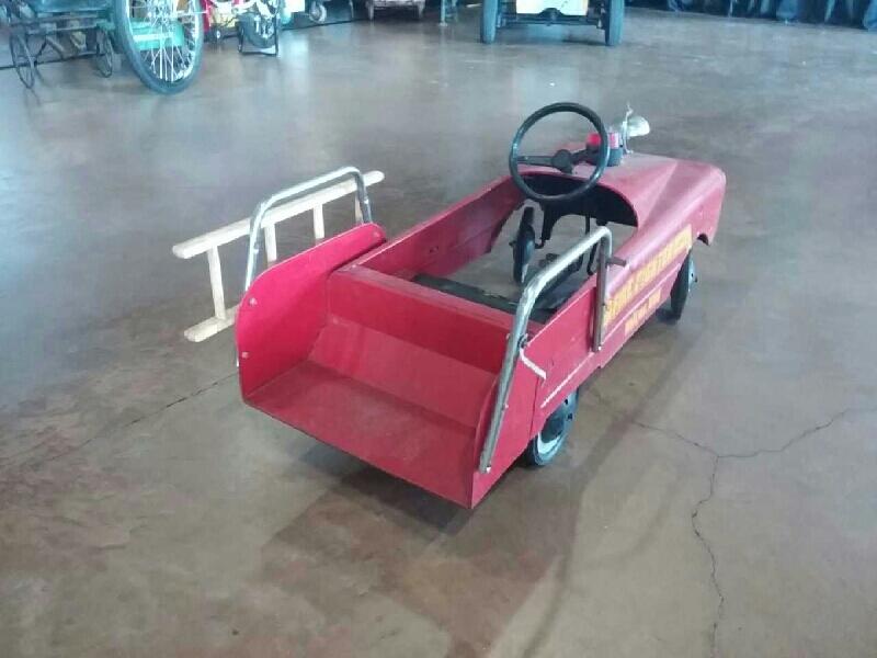 1st Image of a N/A FIREFIGHTER PEDAL CAR BLACK SEAT AND BELL