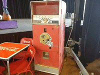 Image 1 of 1 of a N/A VINTAGE COCA-COLA DRINK VENDING MACHINE