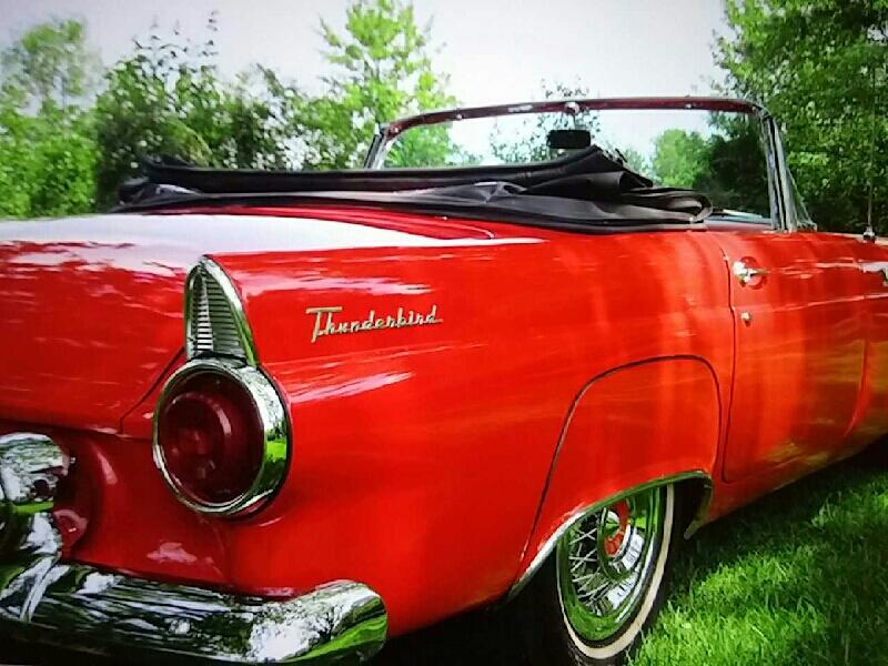 3rd Image of a 1955 FORD THUNDERBIRD