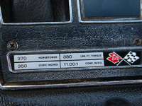 Image 11 of 14 of a 1972 CHEVROLET CORVETTE STINGRAY