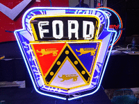 Image 1 of 1 of a N/A NEON SIGN FORD CREST