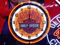 Image 1 of 1 of a N/A CLOCK HARLEY DAVIDSON