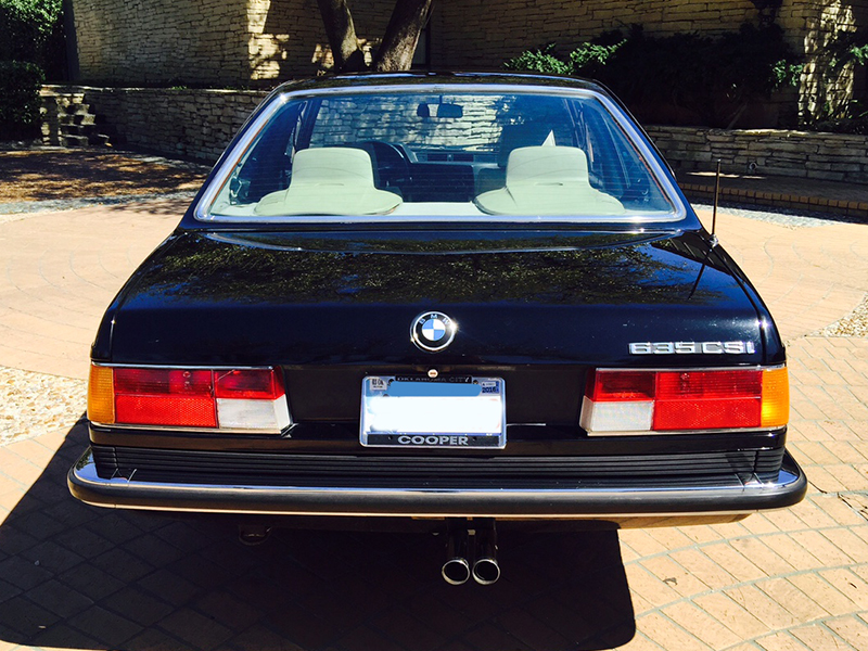 4th Image of a 1985 BMW 635 CSI
