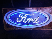 Image 1 of 1 of a N/A PAST GAS NEONS FORD OVAL CAN