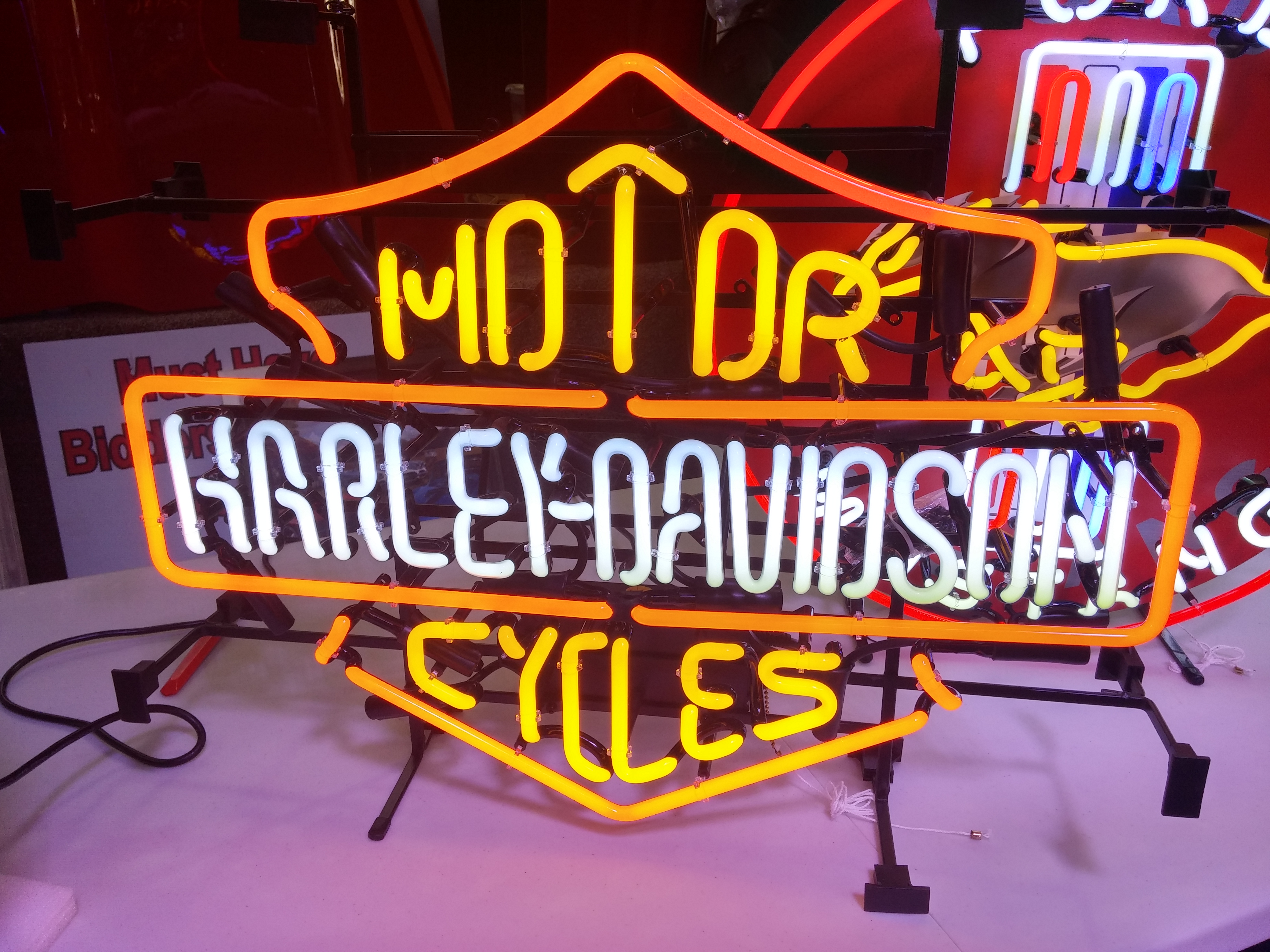 0th Image of a N/A PAST GAS NEONS HARLEY DAVIDSON SHIELD