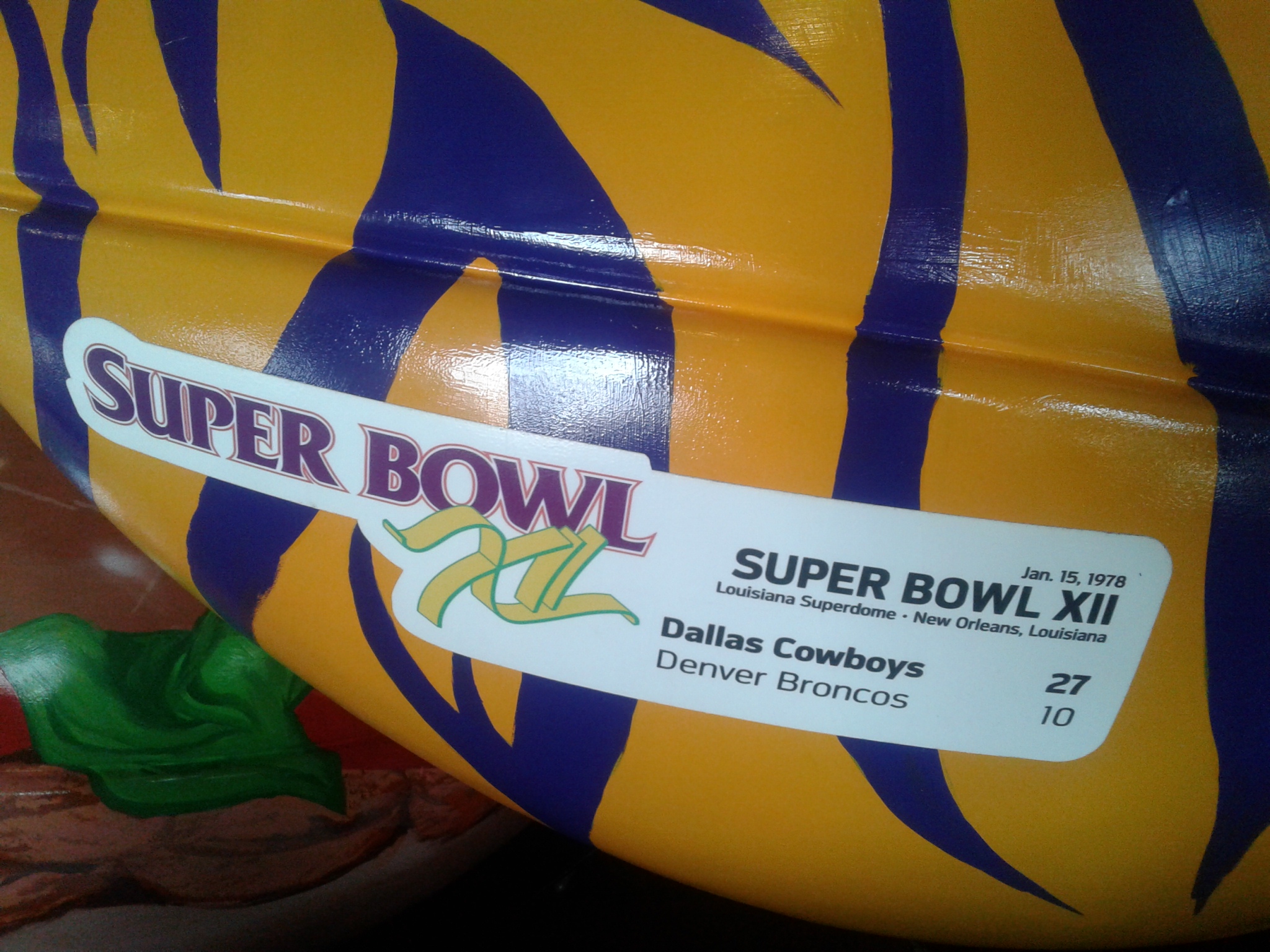 1st Image of a N/A SUPERBOWL XII FOOTBALL