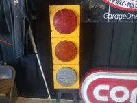 Image 1 of 1 of a N/A LIGHTED SIGN TRAFFIC LIGHT