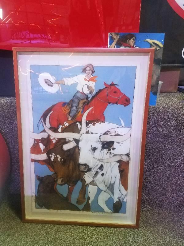 0th Image of a N/A COWGIRL RISING PAINTING & BOOK