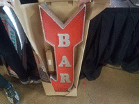 Image 1 of 1 of a N/A SIGNS VERTICAL BAR SIGN