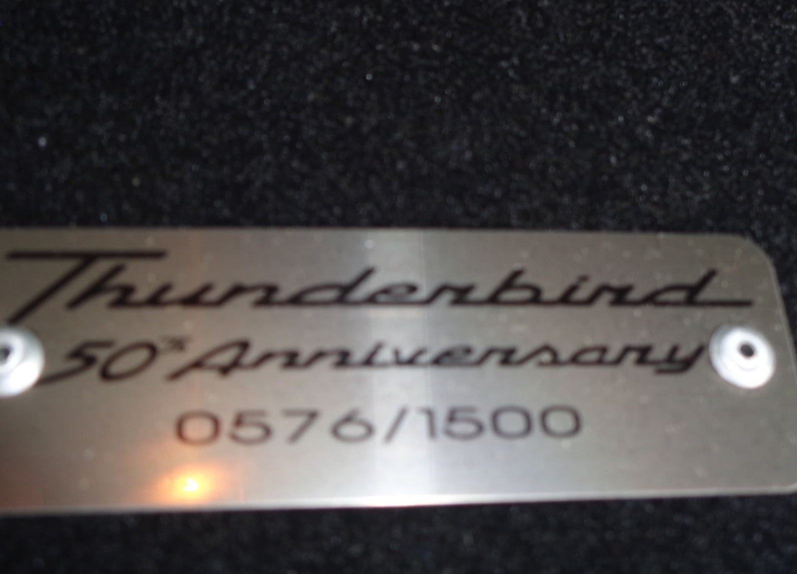 3rd Image of a 2005 FORD THUNDERBIRD 50TH ANNIVERSARY