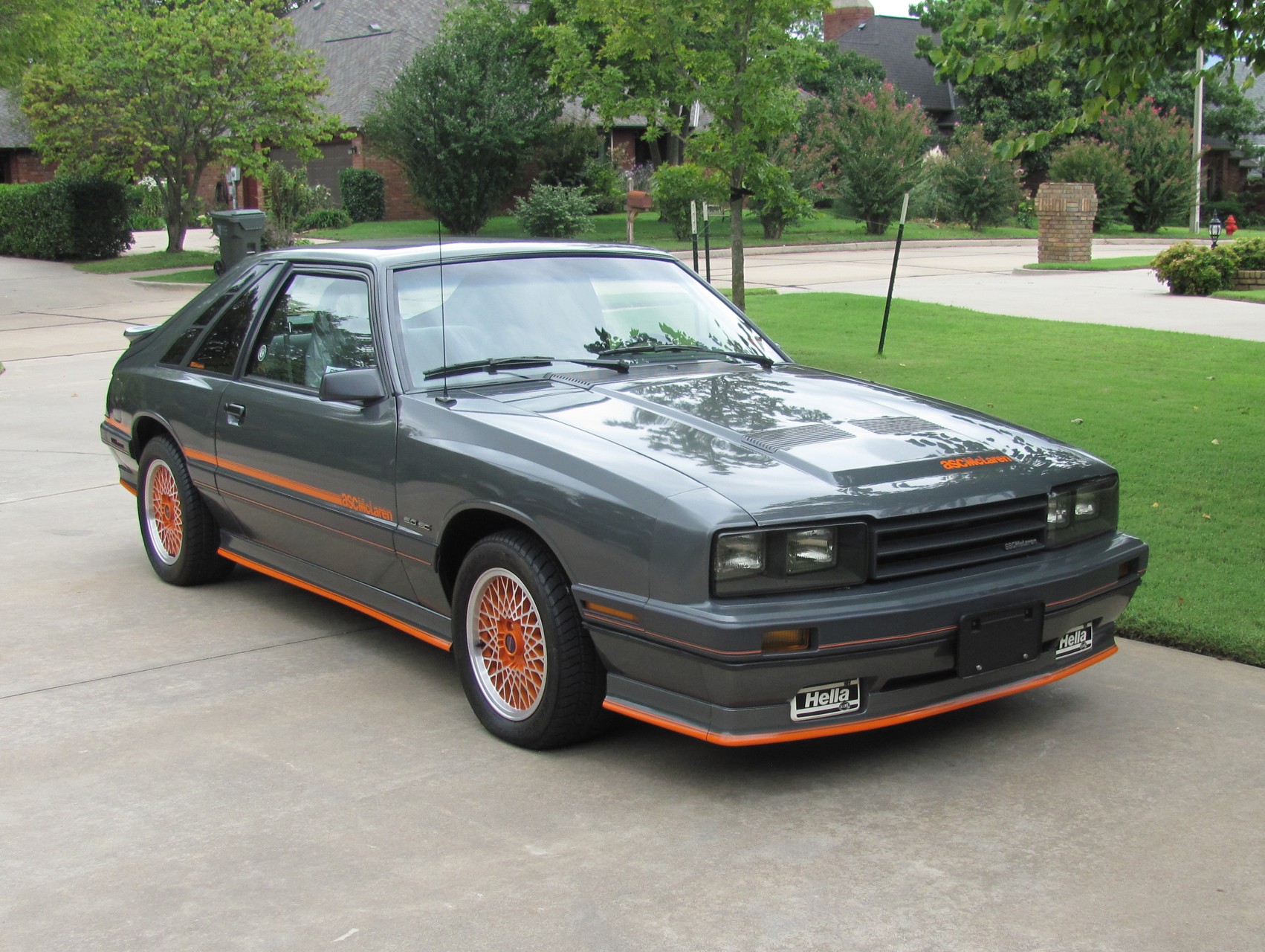 1st Image of a 1986 MERCURY CAPRI MCLAREN ASC