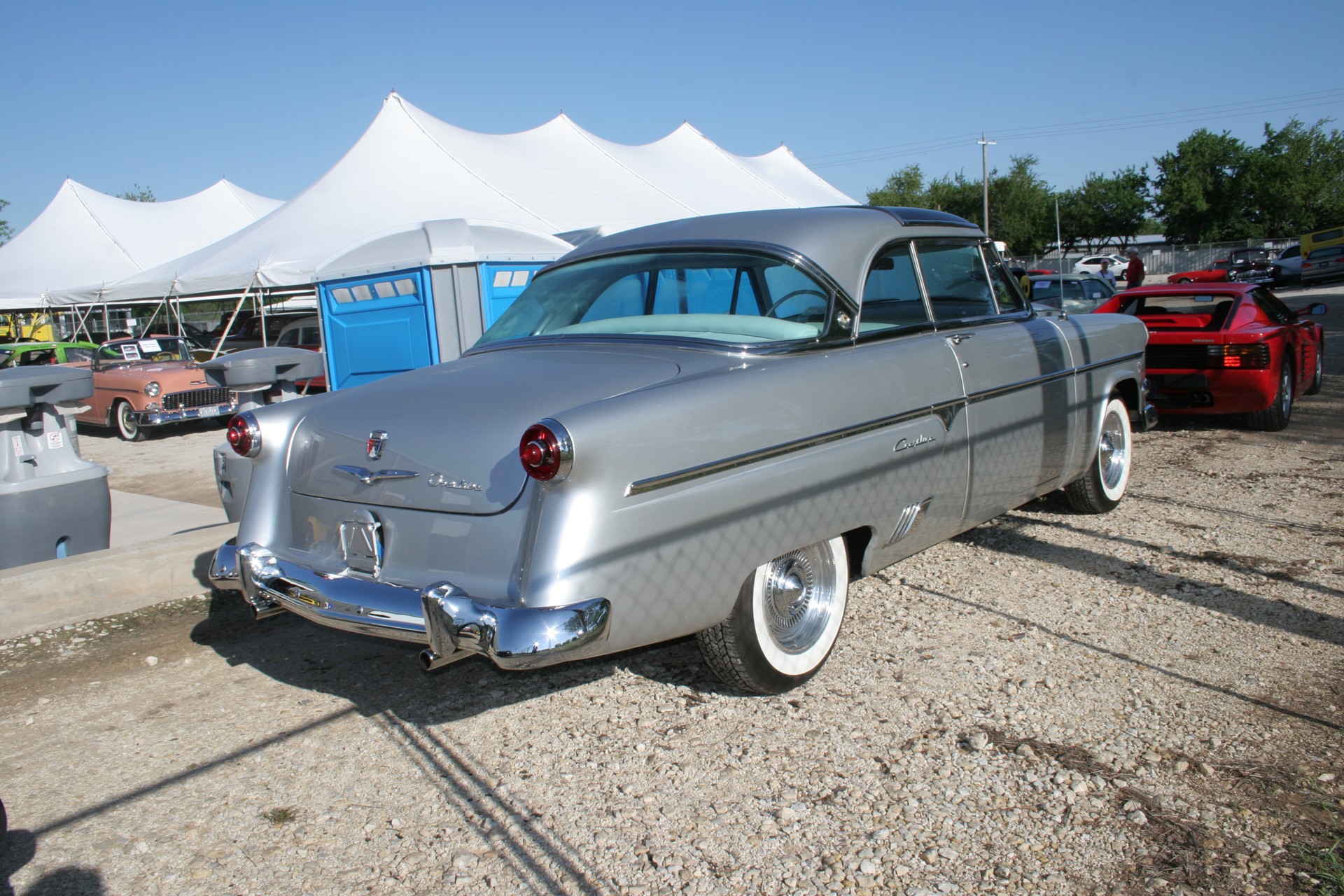 2nd Image of a 1954 FORD CRESTLINE GLASS TOP RESTOMOD