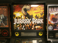 Image 1 of 3 of a N/A DATA EAST JURASSIC PARK PINBALL