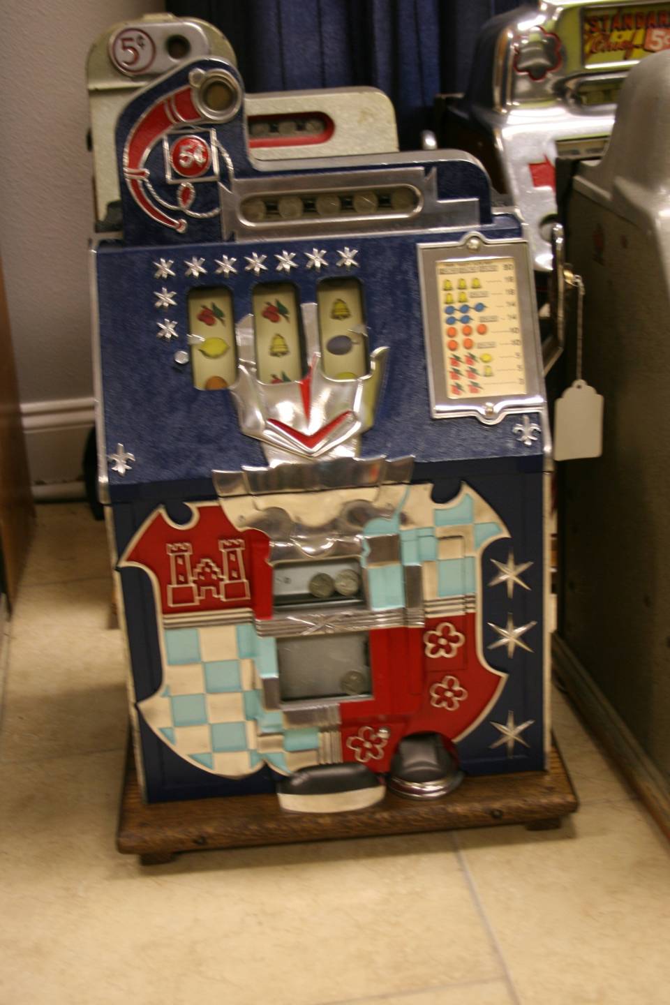 0th Image of a N/A GENUINE MILLS 5 CENT SLOT MACHINE