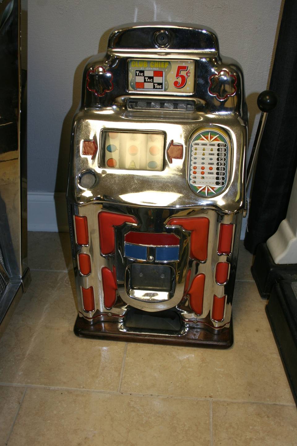 0th Image of a N/A CLUB CHIEF 5 CENT SLOT MACHINE