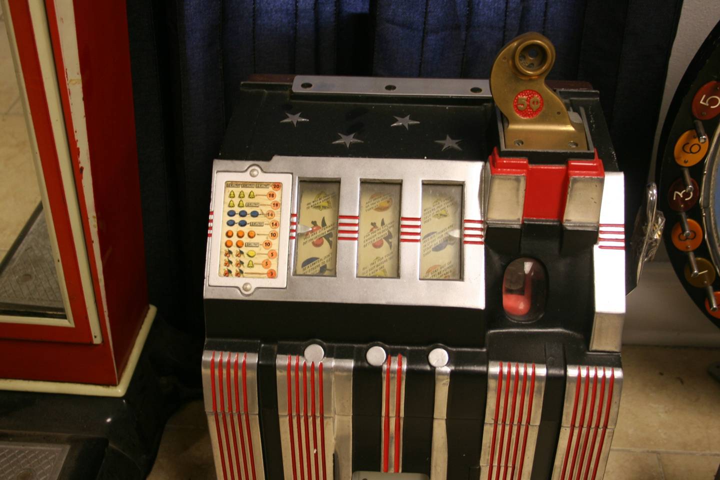 1st Image of a N/A GENIUNE MILLS 5 CENT SLOT MACHINE