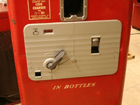 Image 3 of 3 of a N/A COCA COLA BOTTLE VENDING MACHINE
