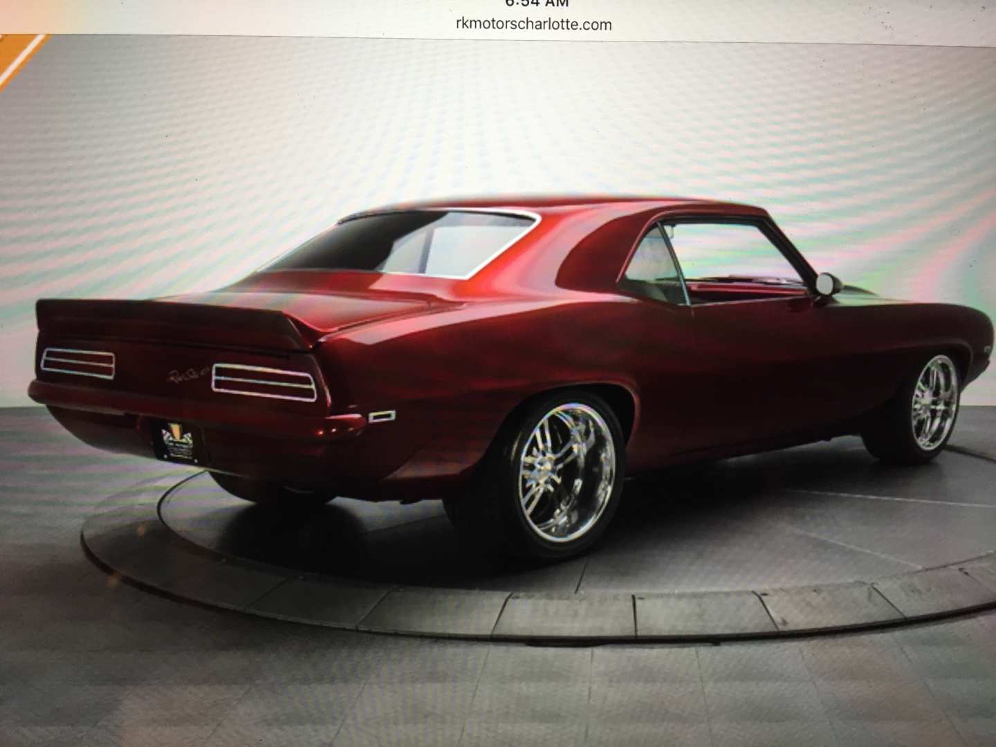 4th Image of a 1969 CHEVROLET CAMARO SS