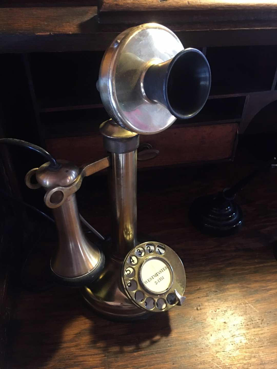 0th Image of a 1910 CANDLESTICK ROTARY PHONE