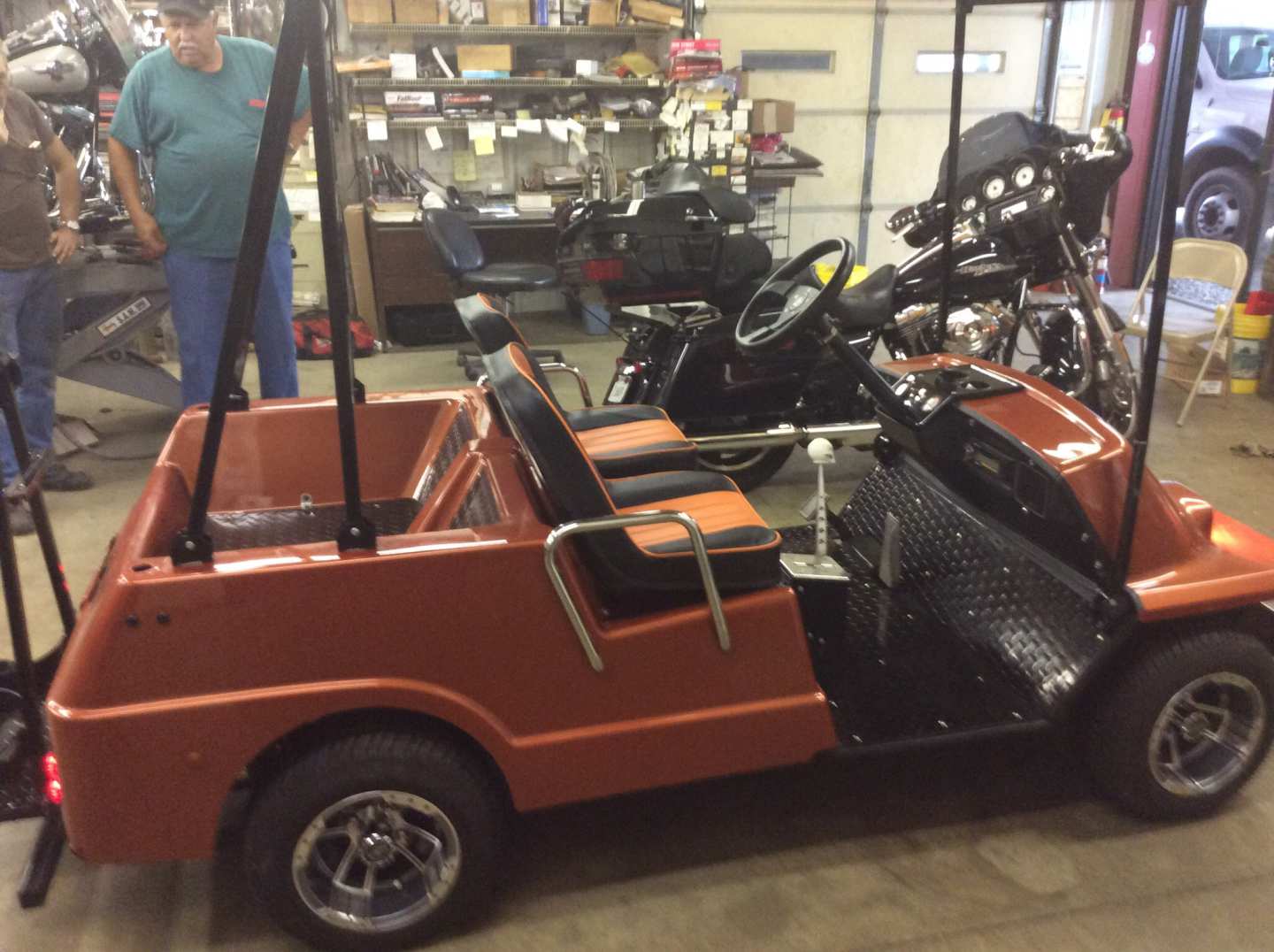 3rd Image of a 1980 AMF HARLEY DAVIDSON GOLF CART