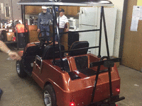 Image 2 of 6 of a 1980 AMF HARLEY DAVIDSON GOLF CART