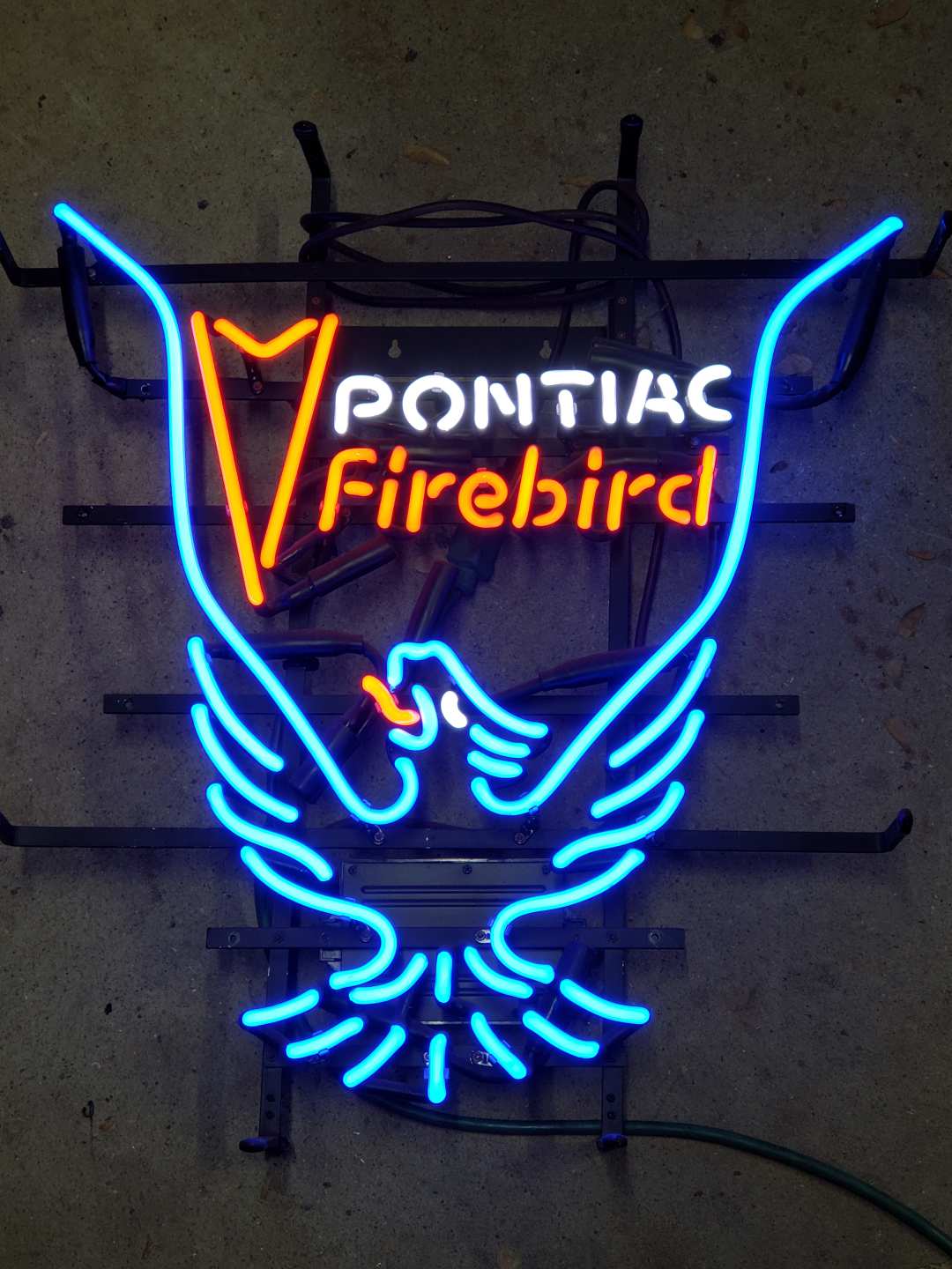 0th Image of a N/A PONTIAC WIRE RACK NEON SIGN