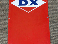 Image 1 of 1 of a N/A DX PORCELAIN SIGN