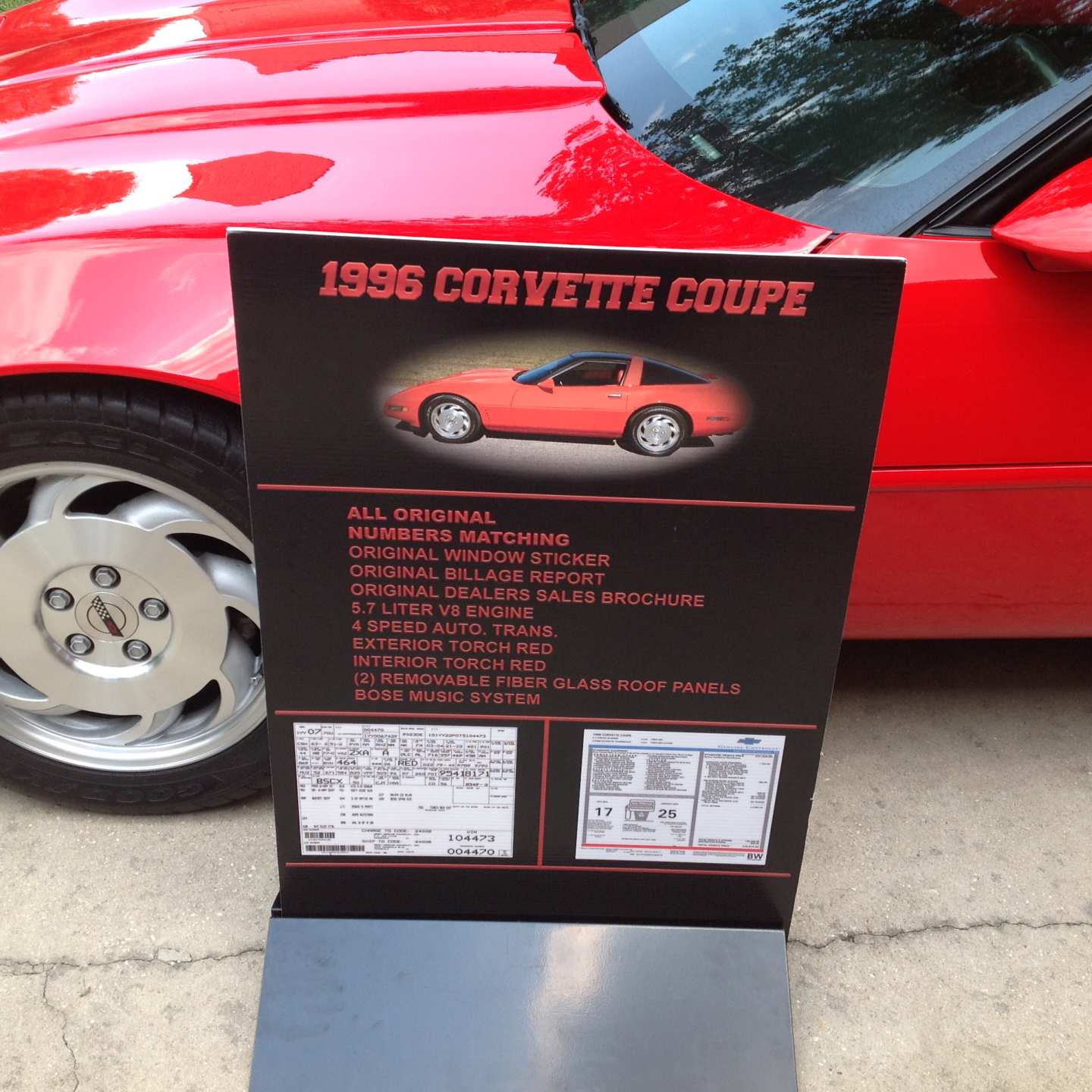 4th Image of a 1996 CHEVROLET CORVETTE