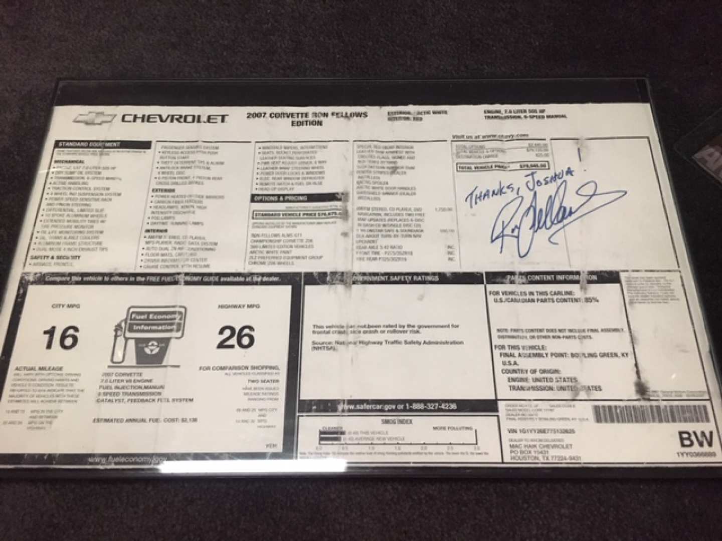 8th Image of a 2007 CHEVROLET CORVETTE Z06