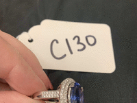 Image 3 of 3 of a N/A RING TANZANITE & DIAMOND