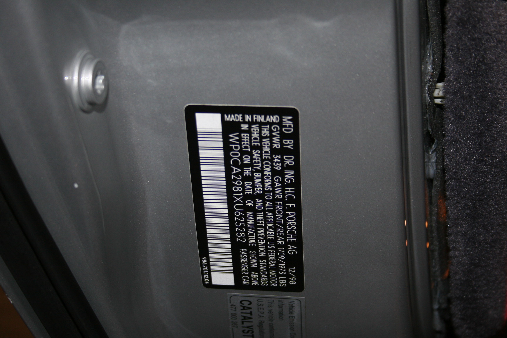 4th Image of a 1999 PORSCHE BOXSTER