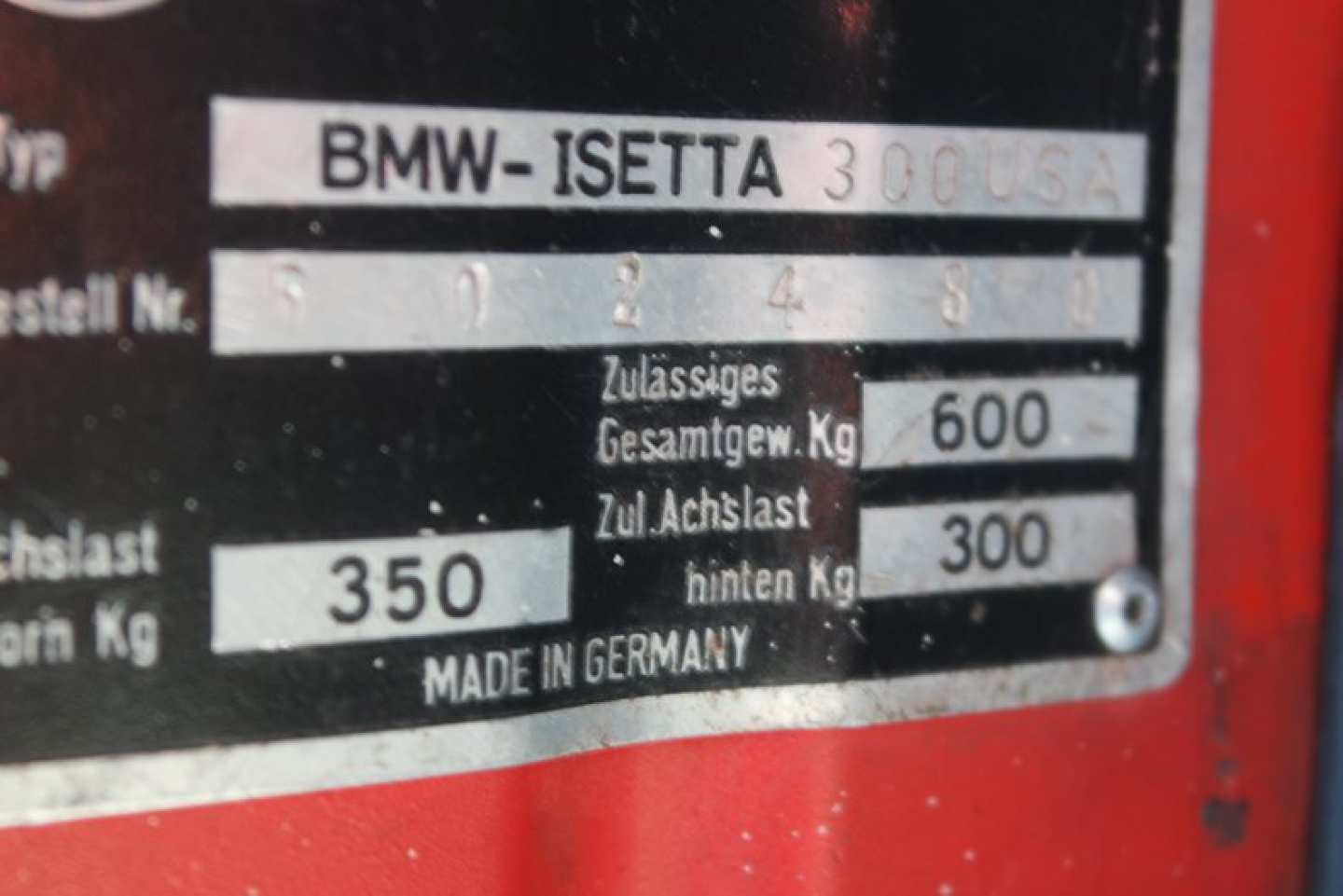 4th Image of a 1958 BMW ISETTA