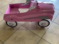 Image 3 of 3 of a N/A PINK PEDAL CAR