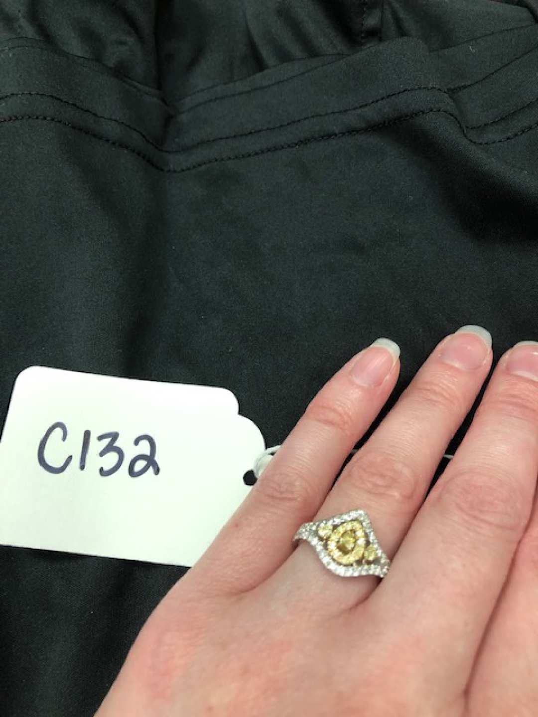 0th Image of a N/A 14 CARAT WHITE GOLD YELLOW AND WHITE DIAMOND